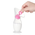 Bpa Free Silicon Milk Saver Collector Baby Brest Fütterung Saug Manuelle Silikonmilchpumpe Mit Deckel